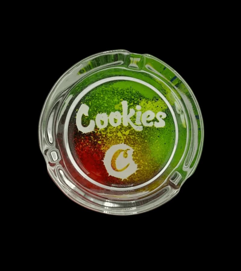 Rasta Glass Ashtray